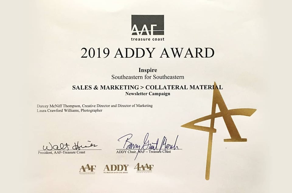 Southeastern Inspire Wins Gold